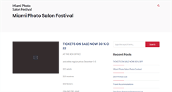 Desktop Screenshot of miamiphotosalonfestival.com