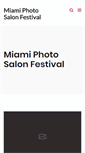 Mobile Screenshot of miamiphotosalonfestival.com